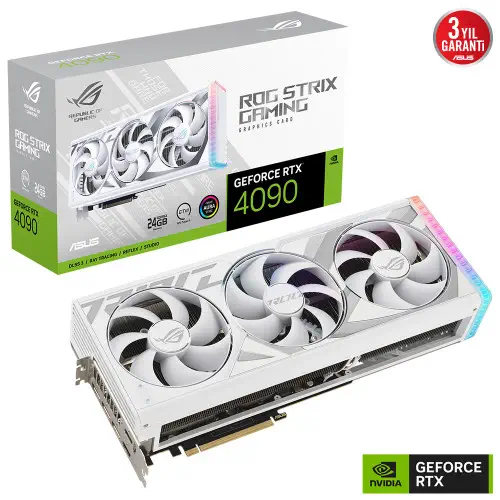 Asus ROG-STRIX-RTX4090-24G-WHITE Gaming Ekran Kartı