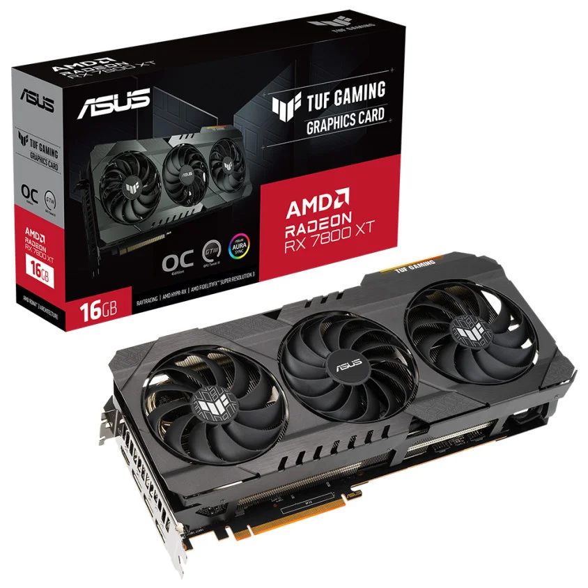 ASUS TUF Gaming Radeon RX 7800 XT OG OC 16GB TUF-RX7800XT-O16G-OG-GAMING Gaming Ekran Kartı