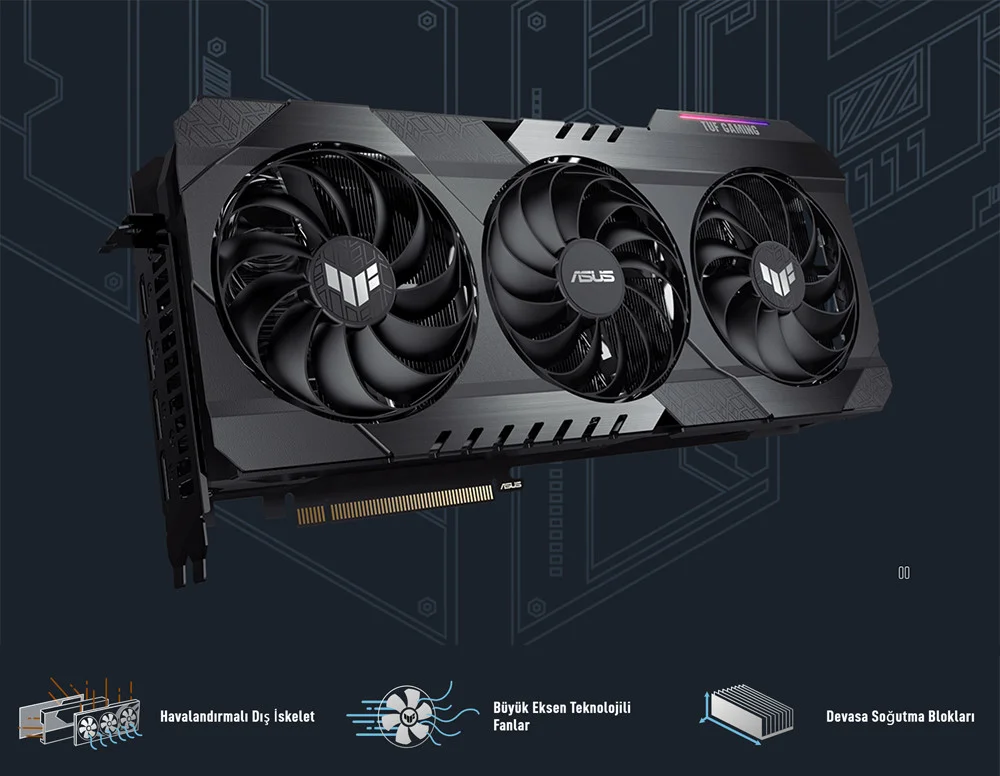 ASUS TUF Gaming Radeon RX 7800 XT OG OC 16GB TUF-RX7800XT-O16G-OG-GAMING Gaming Ekran Kartı