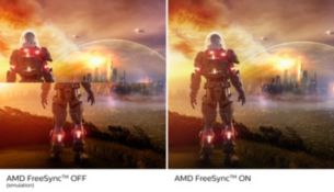 AMD FreeSync™ teknolojisiyle sorunsuz oyun deneyimi