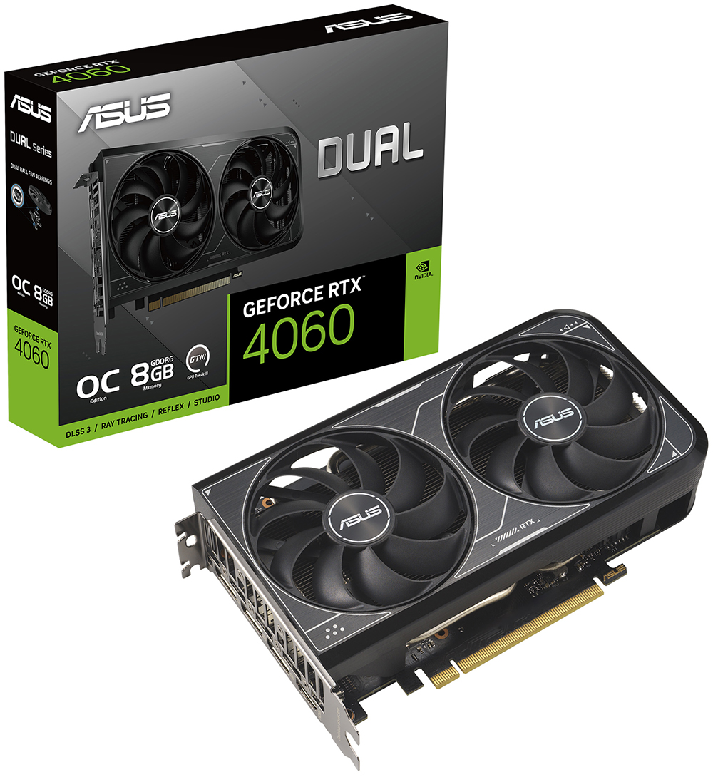 ASUS Dual GeForce RTX™ 4060 V2 OC Edition 8GB GDDR6