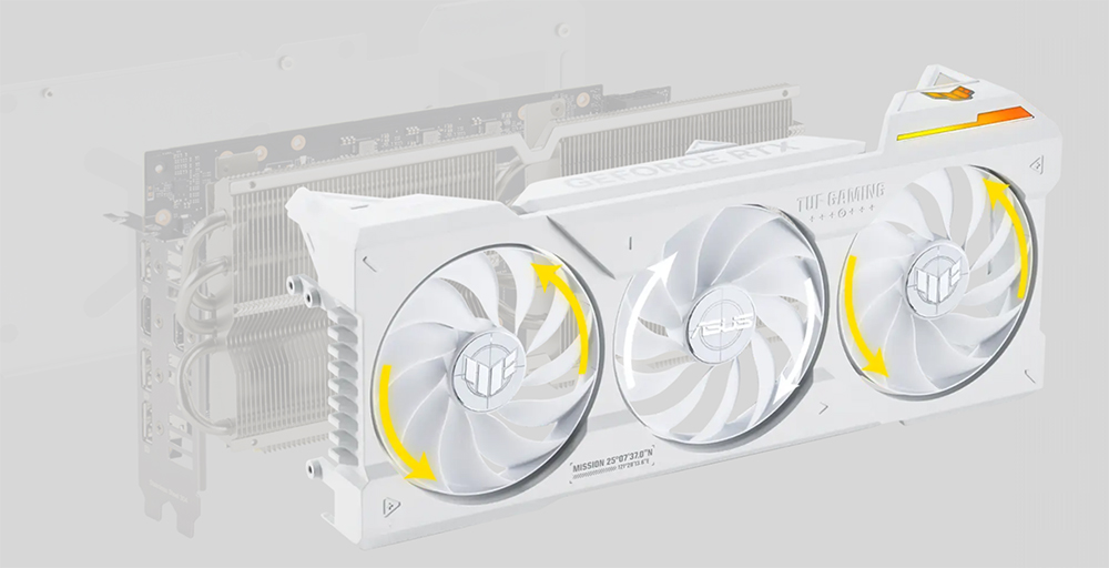 ASUS TUF Gaming GeForce RTX™ 4070 Ti SUPER 16GB GDDR6X White OC Edition