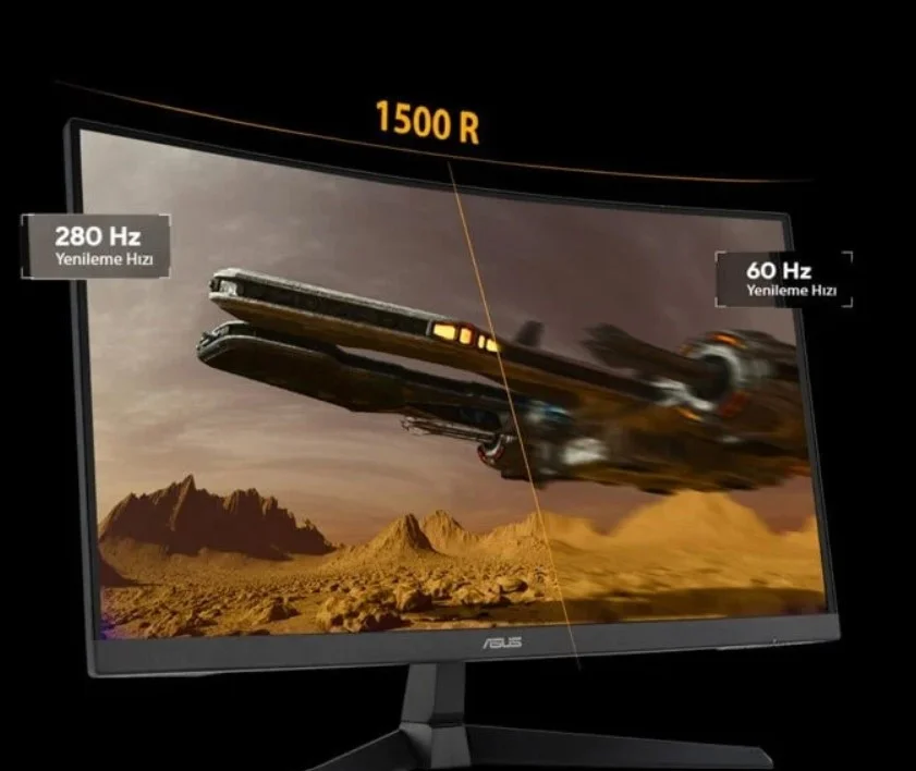 Asus TUF Gaming VG27VQM1B 27″ 1ms 280Hz FreeSync Adaptive Sync VA FHD Gaming (Oyuncu) Monitör 